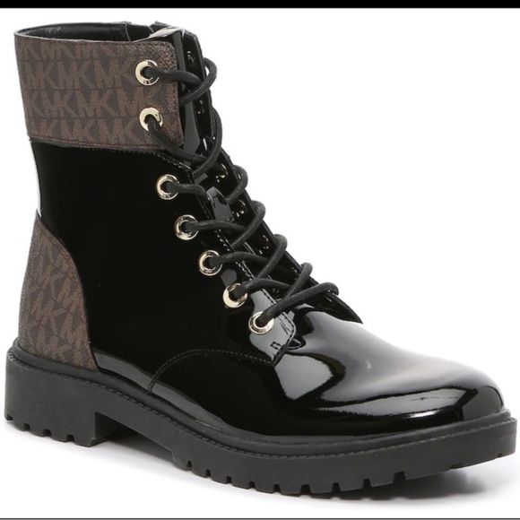 MICHAEL KORS logo Ankle boots 7 - Picture 1 of 12